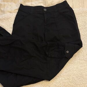 black garage cargo pants
